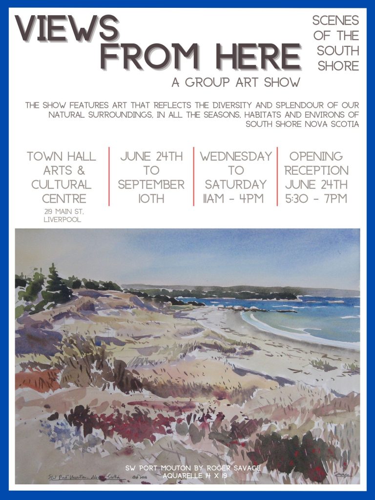Views From Here: Scenes of the South Shore - A Group Art Show @ Town Hall Arts & Cultural Centre