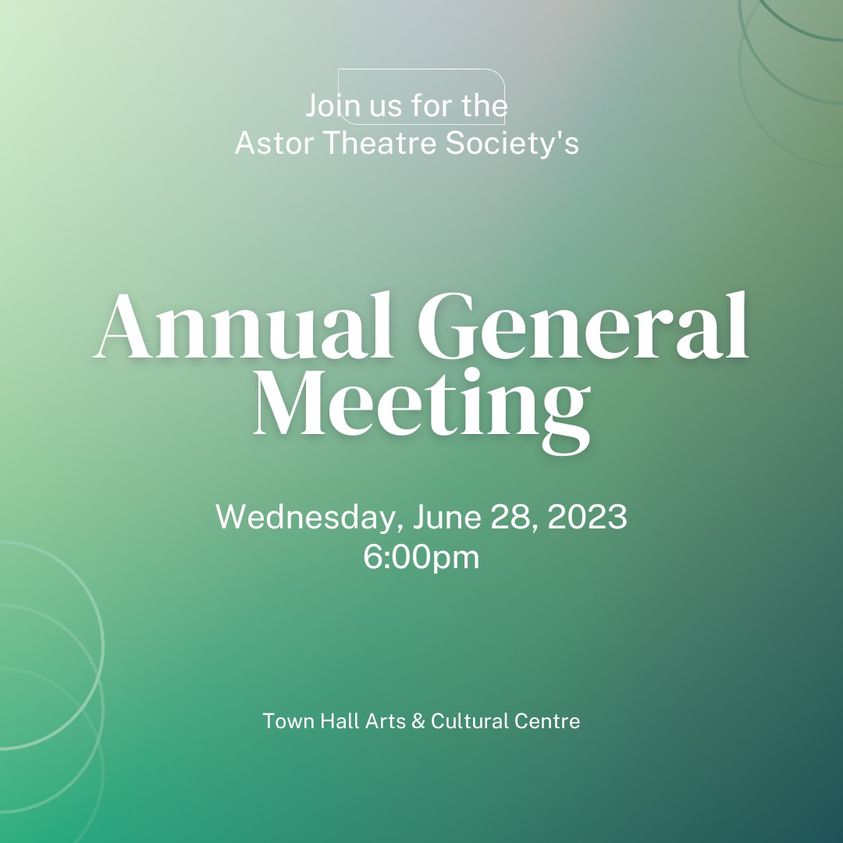 Annual General Meeting @ The Astor Theatre Liverpool